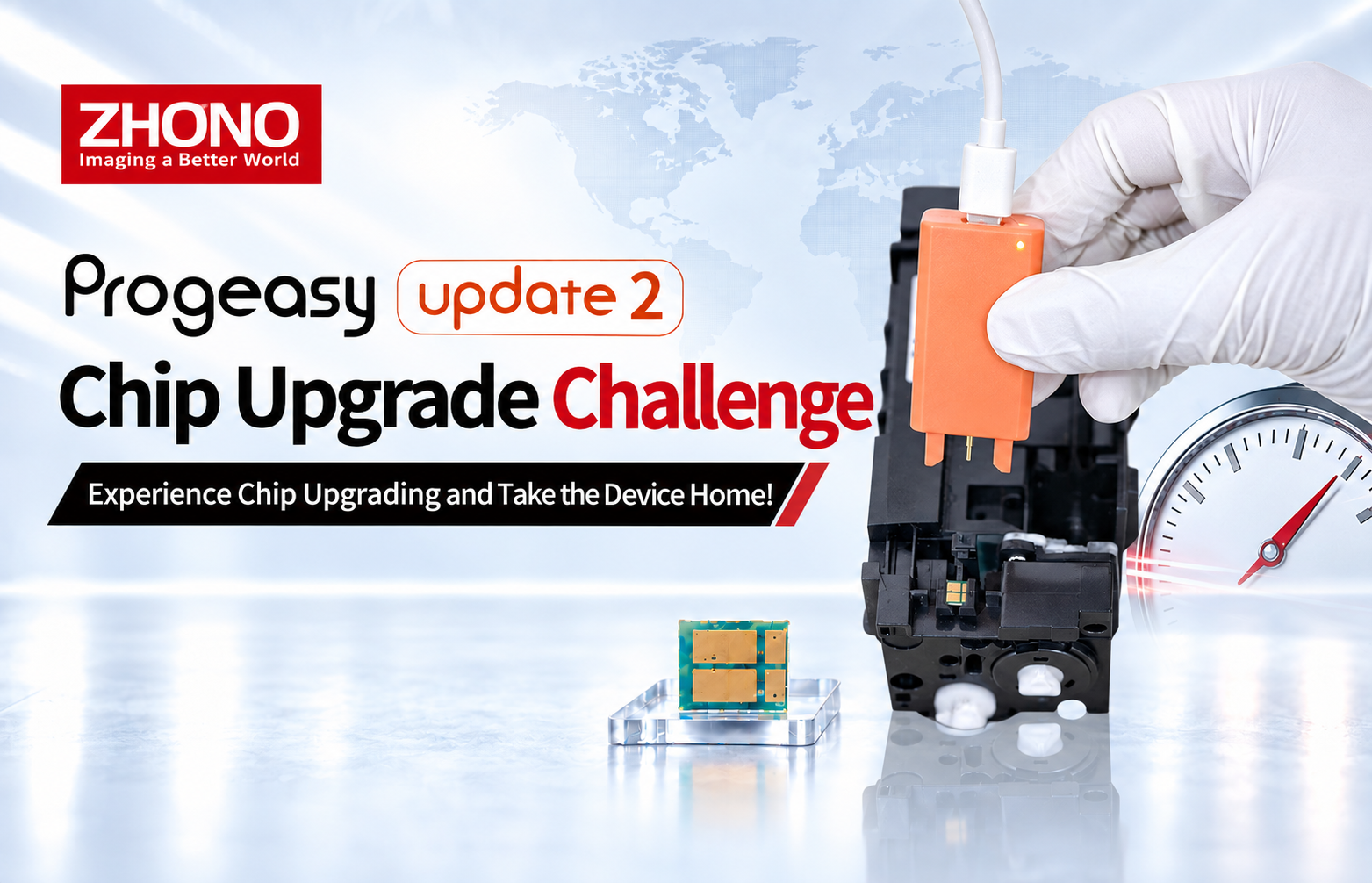 Experience Chip Upgrading Firsthand. And take the Device Home!